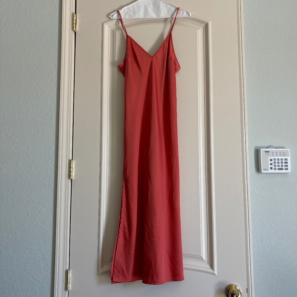 Satin Midi Dress
